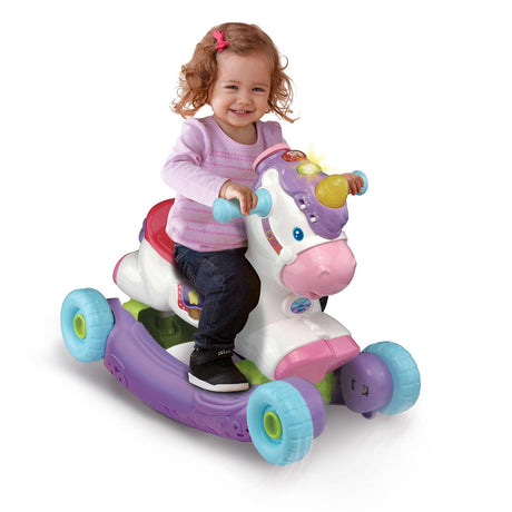 Vtech bump and play enhjørning - interaktivt babylegetøj - læring af musik - fra 1 til 4 år