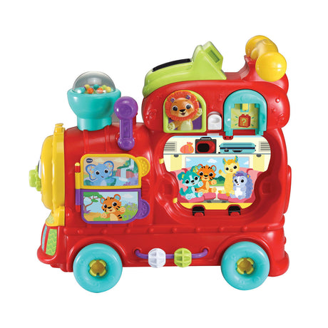 Vtech baby drive lærebogstavlokomotiv - interaktivt pædagogisk legetøj - tal, farver og bogstaver - gave - babylegetøj 1 år til 3 år