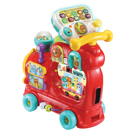 Vtech baby drive lærebogstavlokomotiv - interaktivt pædagogisk legetøj - tal, farver og bogstaver - gave - babylegetøj 1 år til 3 år