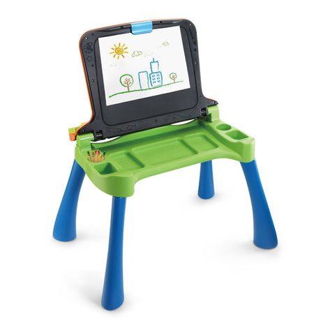 Vtech my magic desk 5 i 1 - interaktivt legetøj - børneskrivebord - småbørnsbord - til drenge piger