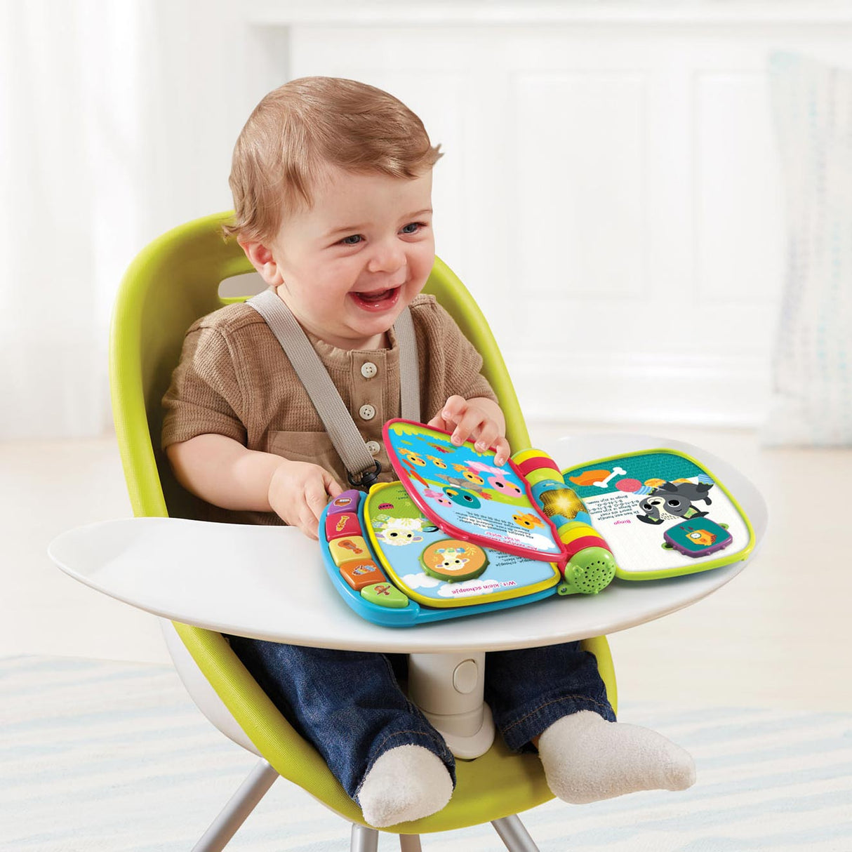 Vtech dyrevenner sangbog blå