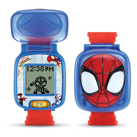 Vtech spidey læringsur - pædagogisk legetøj - lær tal, former og problemløsning at kende - gave - 3 til 7 år