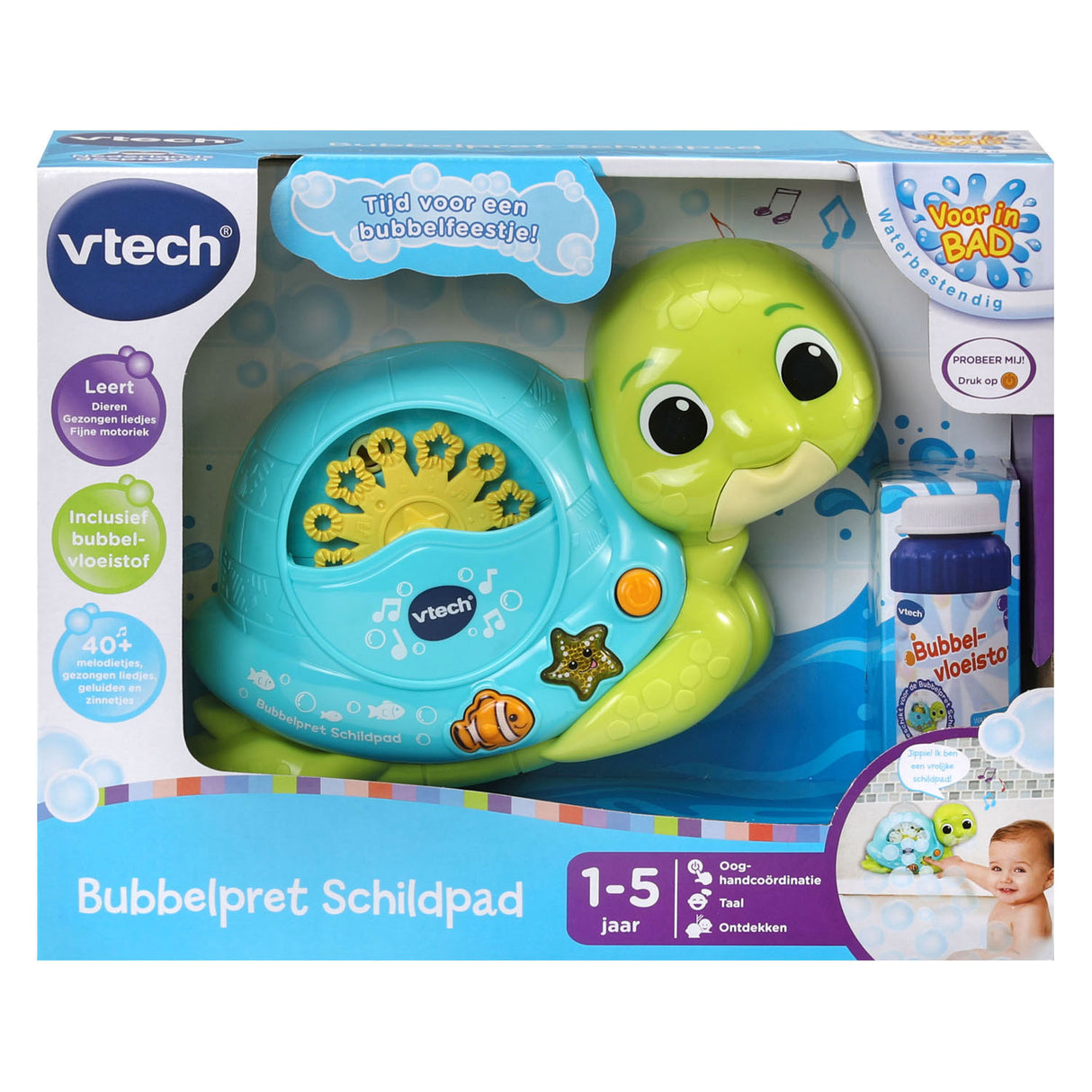 Vtech boble sjov skildpadde