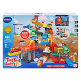 Vtech tude tude biler mega byggeplads legesæt - med legetøjsbil - pædagogisk og interaktivt babylegetøj - gave - fra 1 til 5 år
