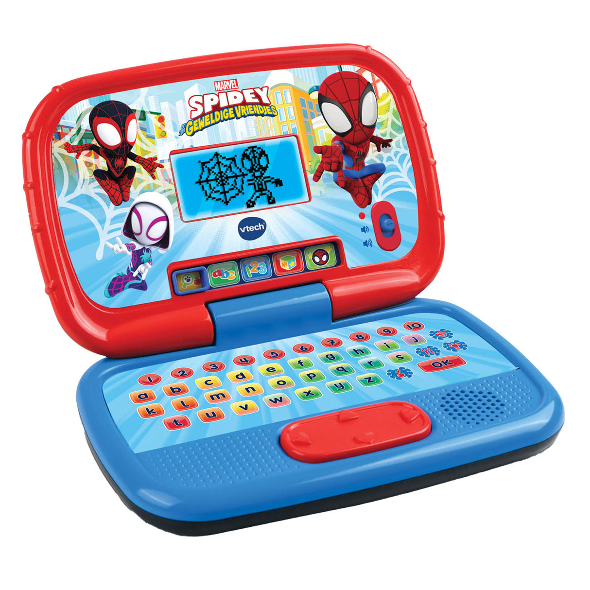 Vtech spidey læringscomputer - legetøjslaptop - lær regnestykker og mere - pædagogisk børnelegetøj - gave - fra 3 år