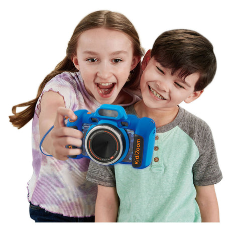 Vtech kidizoom duo fx børnekamera - interaktivt legetøj - tag billeder og videoer - legetøj fra 4 år - blå