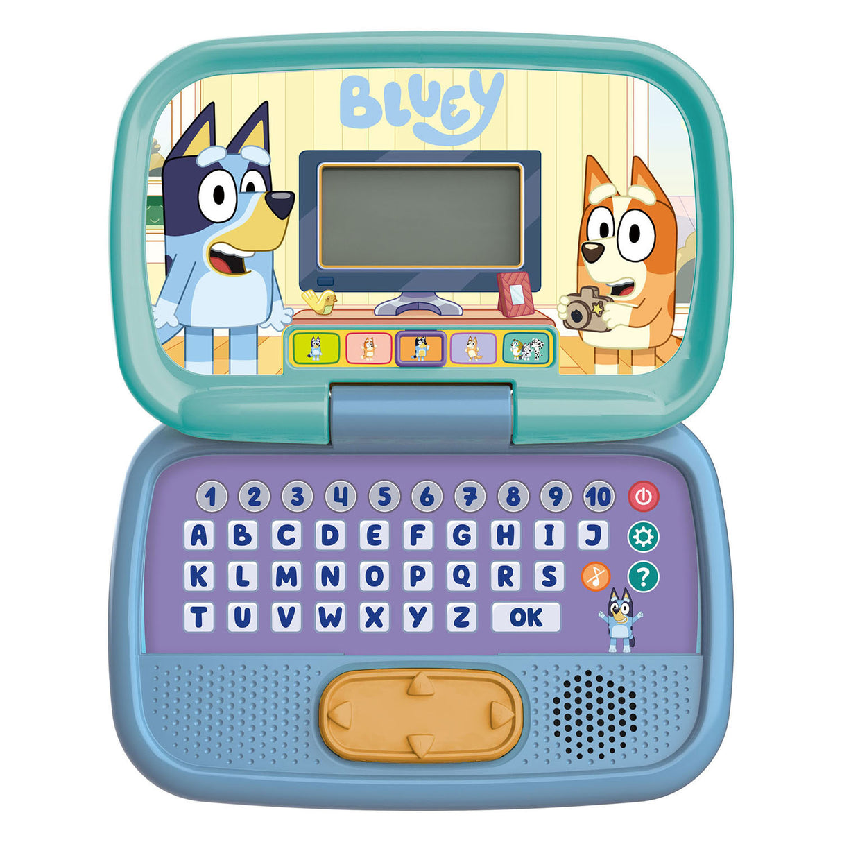 Vtech bluey aktiviteter laptop - pædagogisk legetøj - børns laptop - hollandsk talt - legetøj fra 3 år