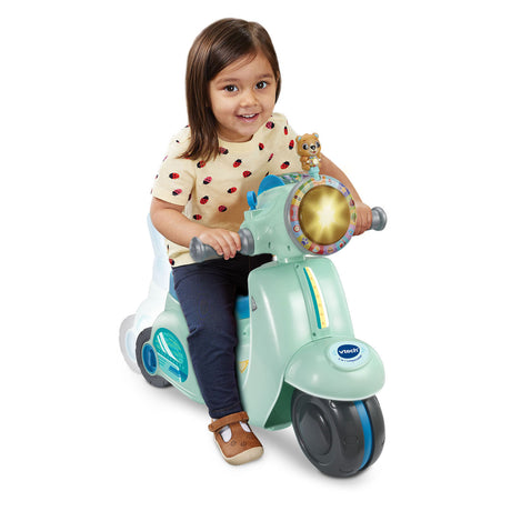 Vtech 2i1 løbescooter blå