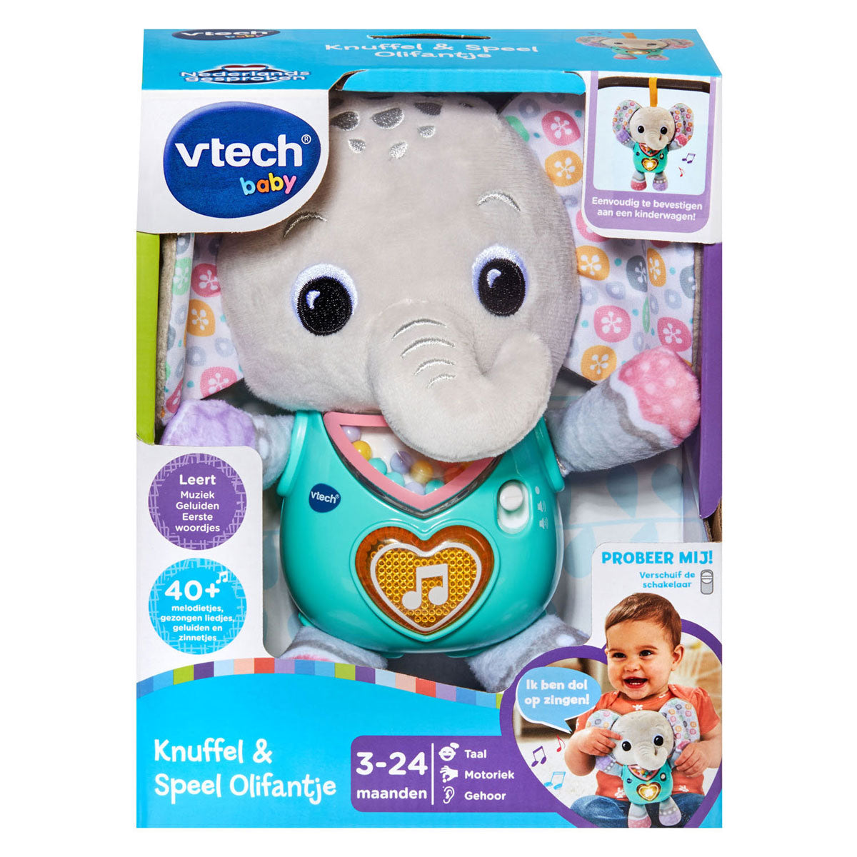 Vtech kæle og lege elefantgrå