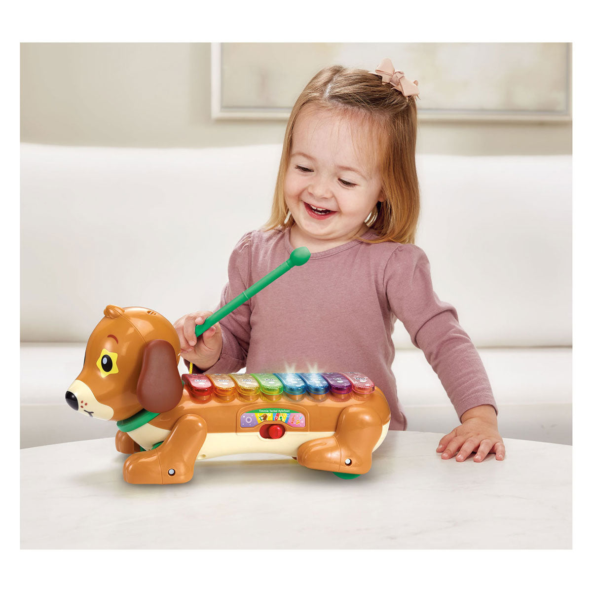 Vtech Timmie Gravhund xylofon med lys og lyd