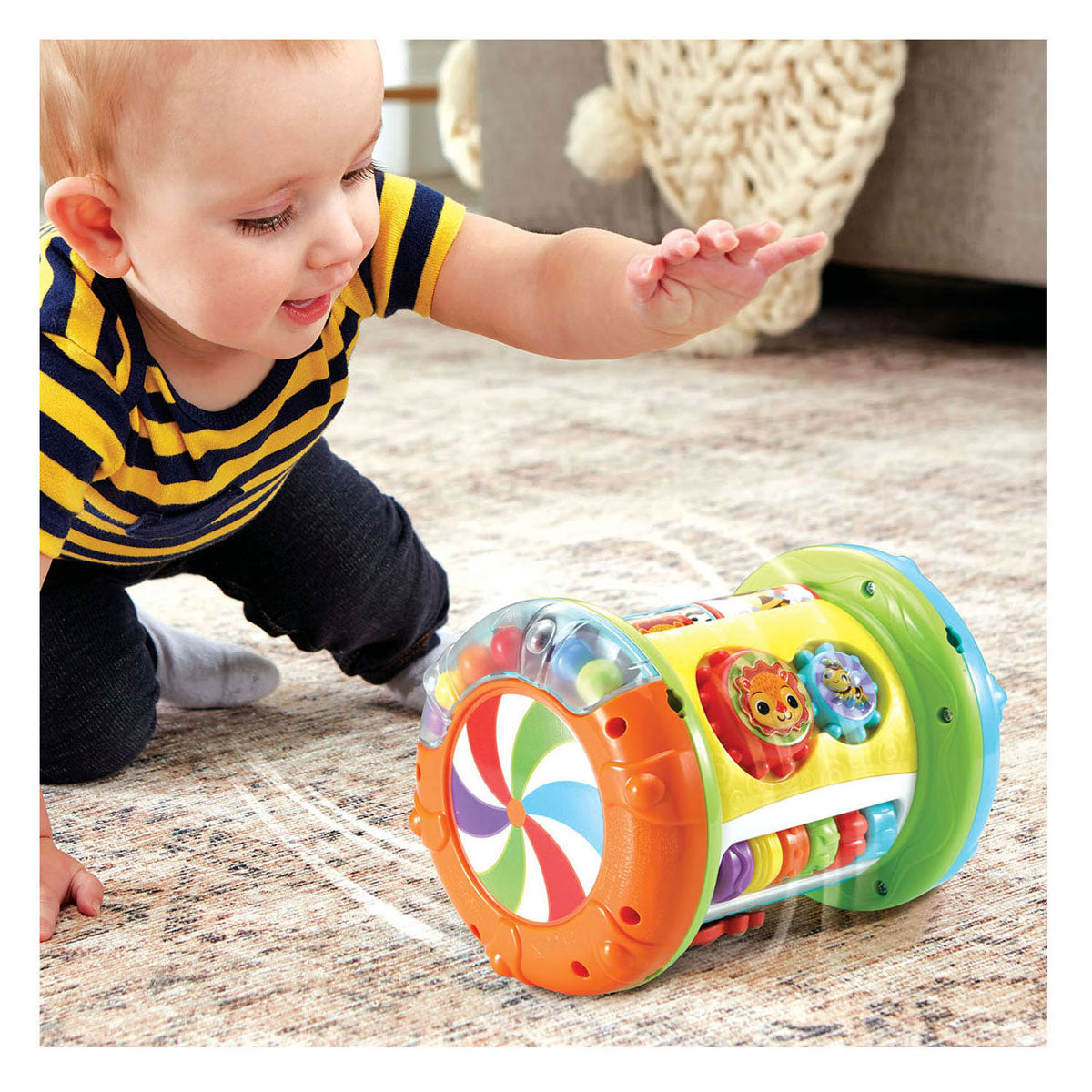 Vtech magisk 3-i-1 tamtam roll babylegetøj