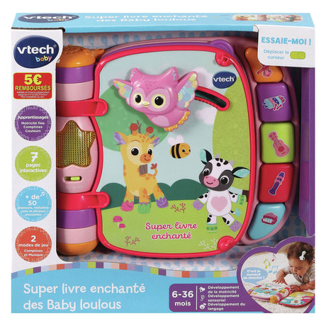 Vtech dyrevenner sangbog pink