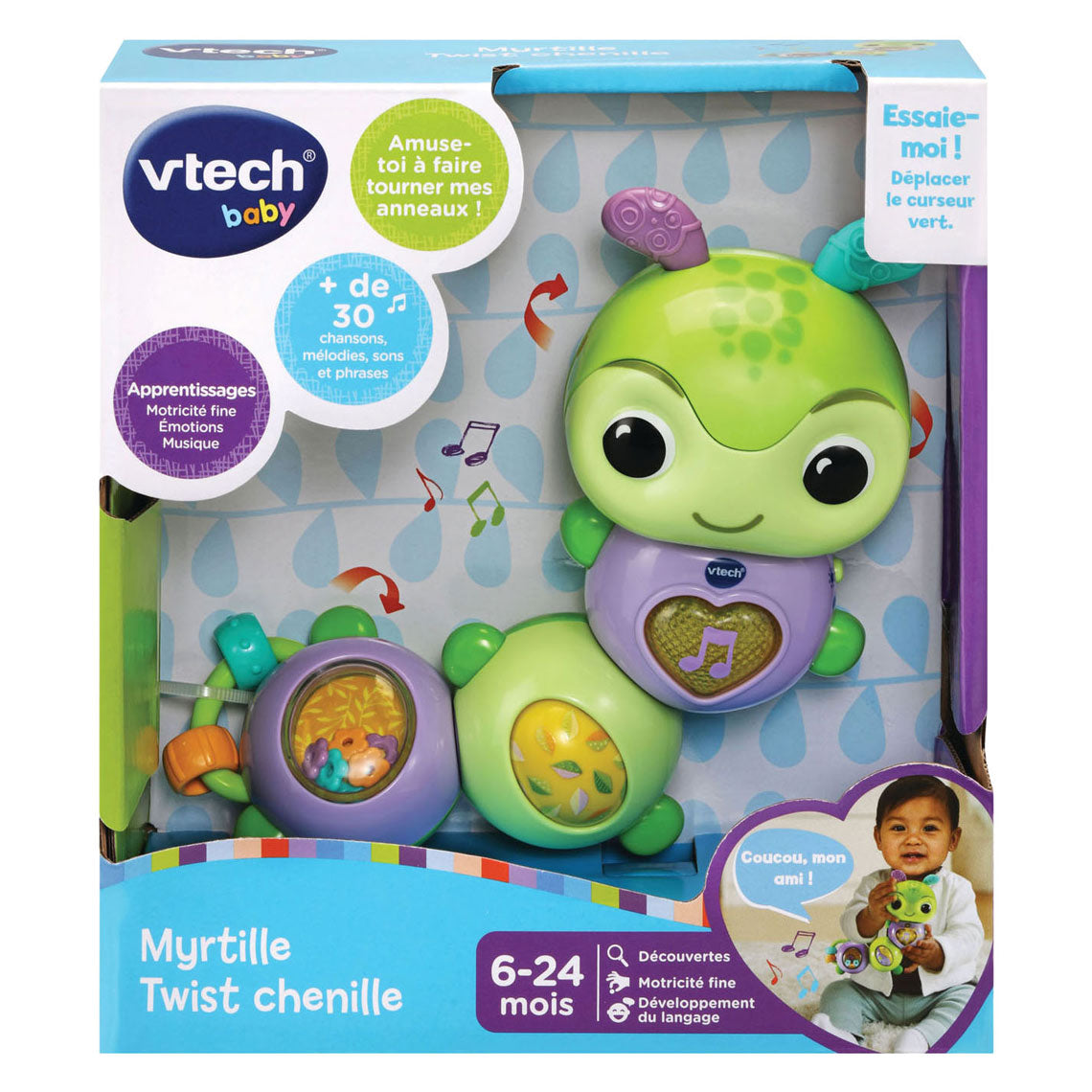 Vtech baby vende og vrikke larve