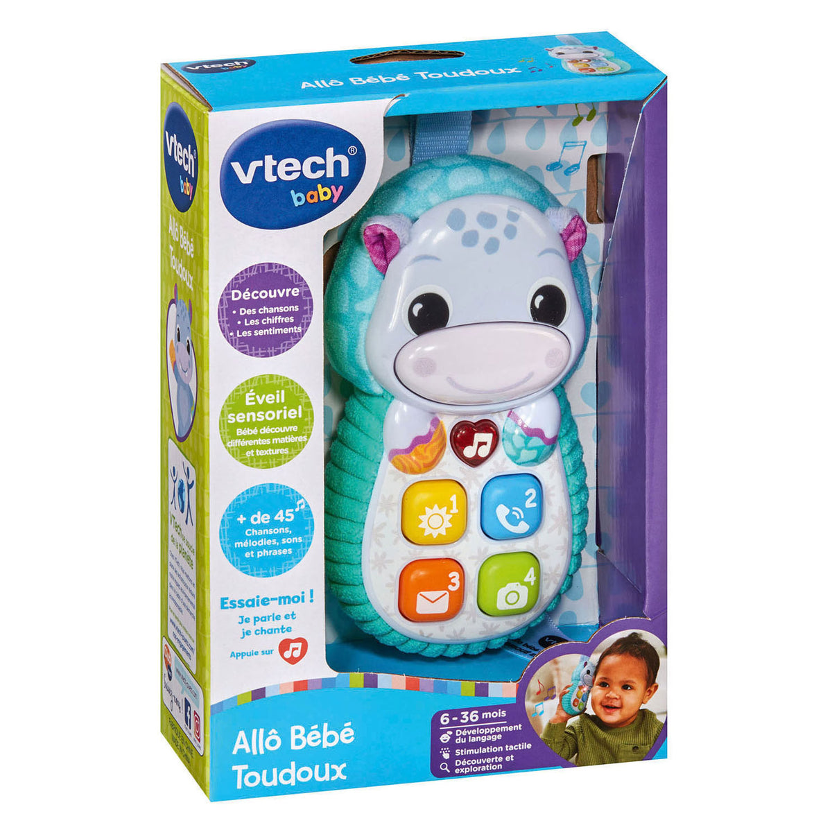 Vtech baby flodhest telefon