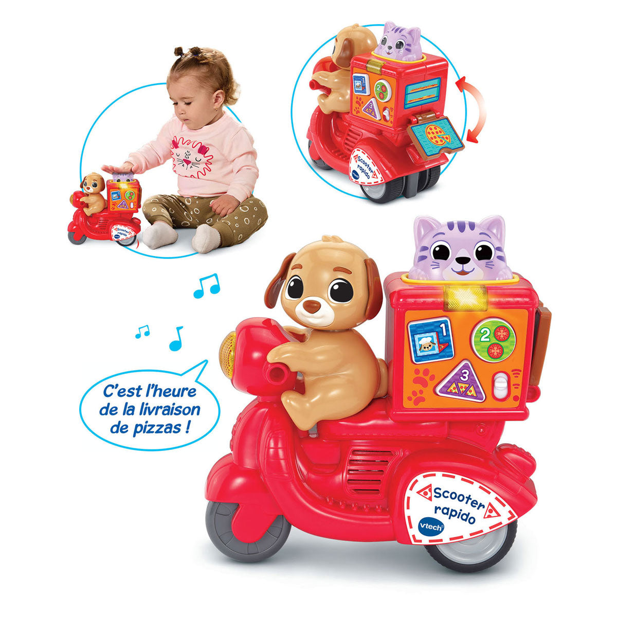 Vtech babypress go scooter