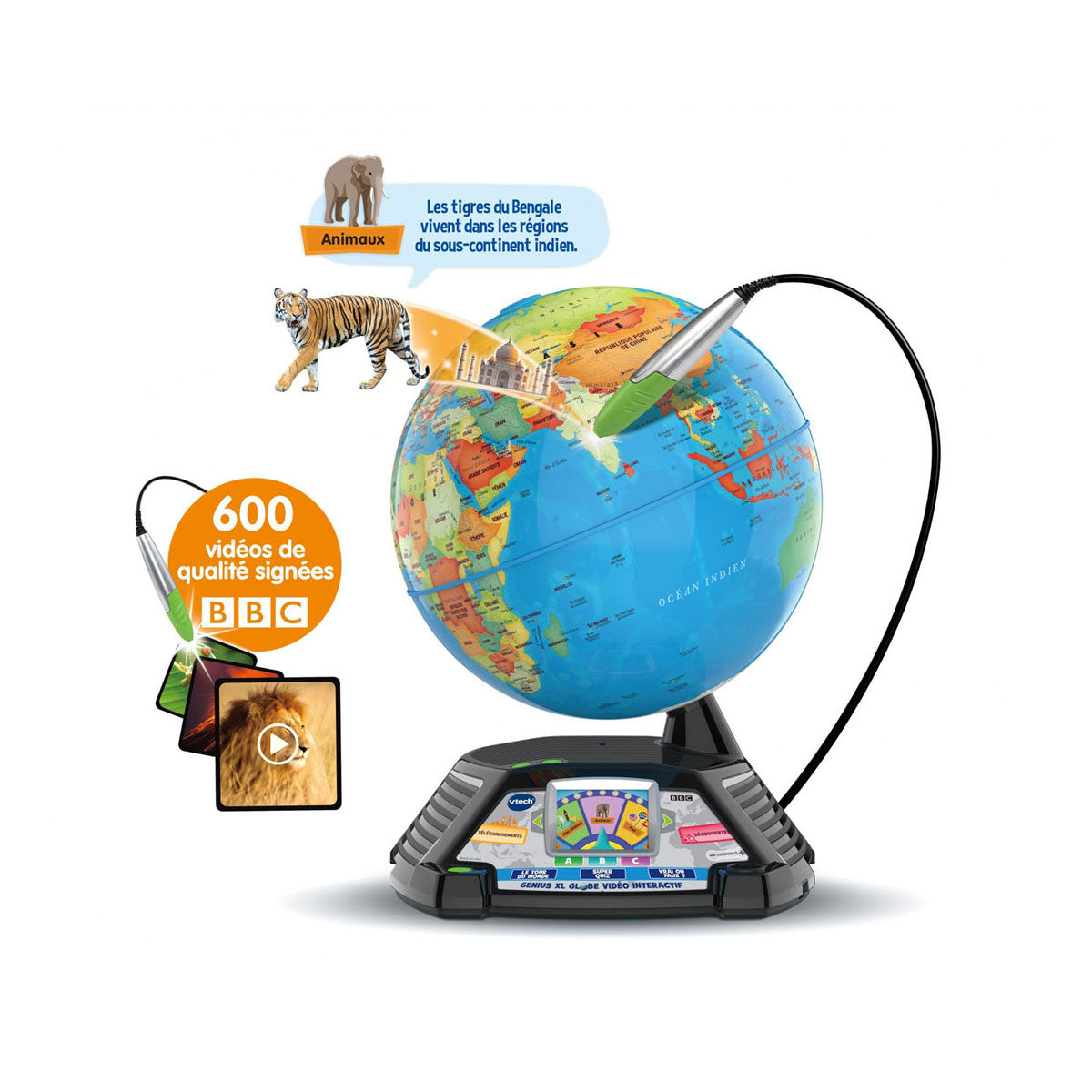 Vtech geni xl interaktiv globus med video