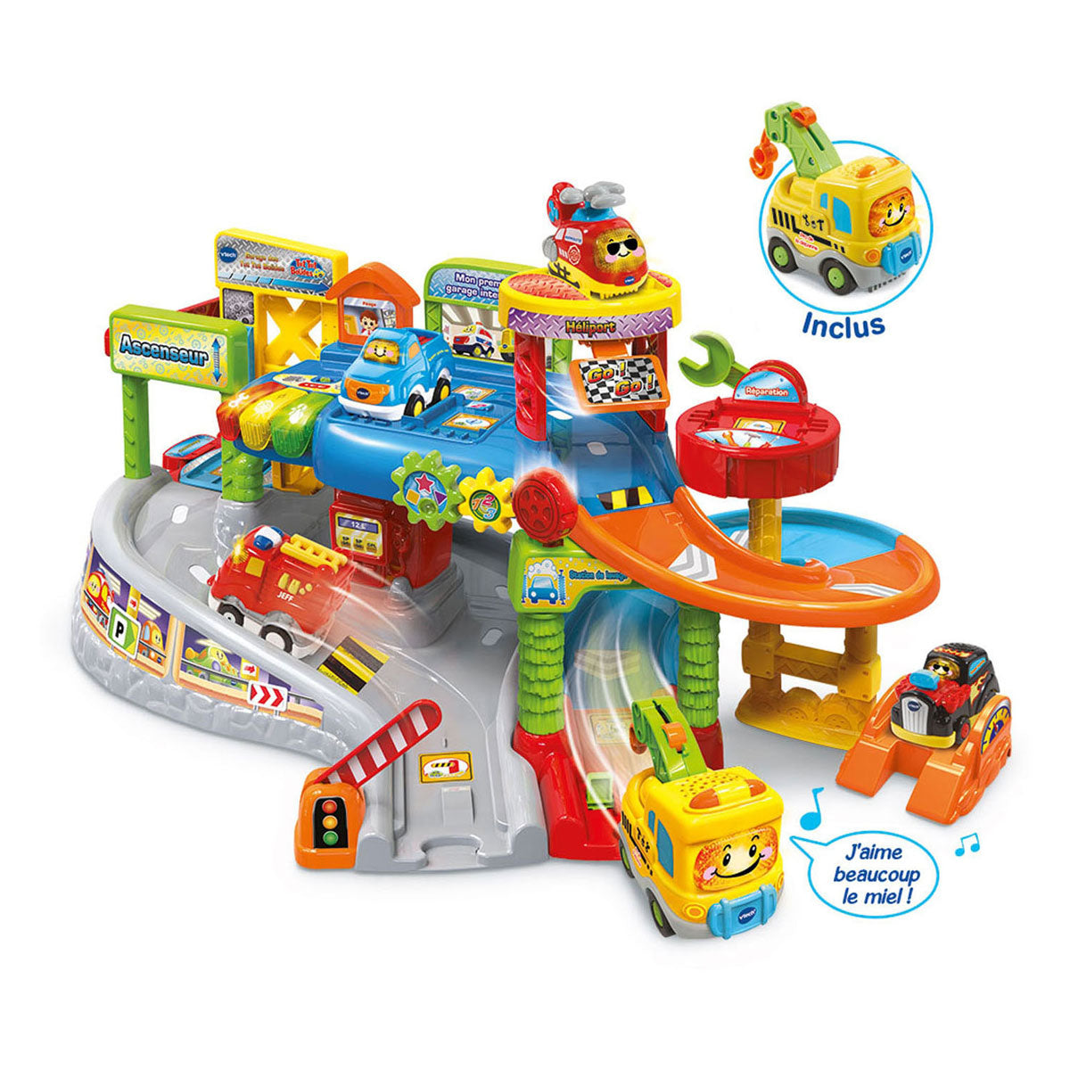 Vtech toot-toot-biler - min første interaktive garage