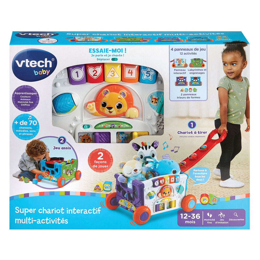 Vtech sorterings- og læringsvogn