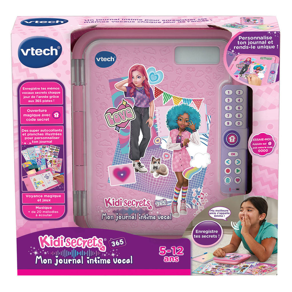 Vtech kidisecrets 365 min hemmelige dagbog - pink