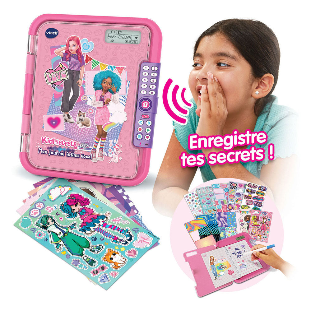 Vtech kidisecrets 365 min hemmelige dagbog - pink