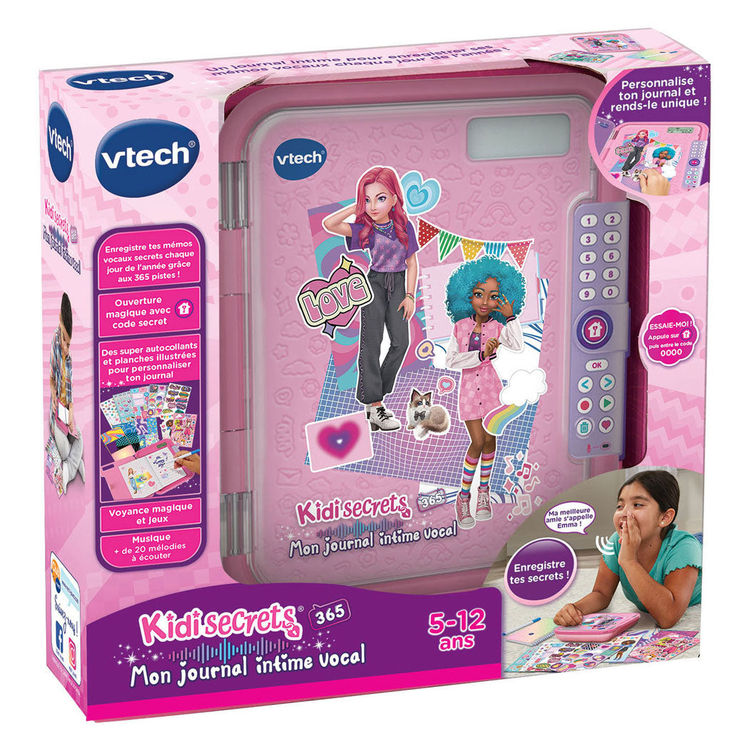 Vtech kidisecrets 365 min hemmelige dagbog - pink