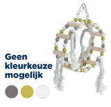 Zolux swing træhjul med diverse perler