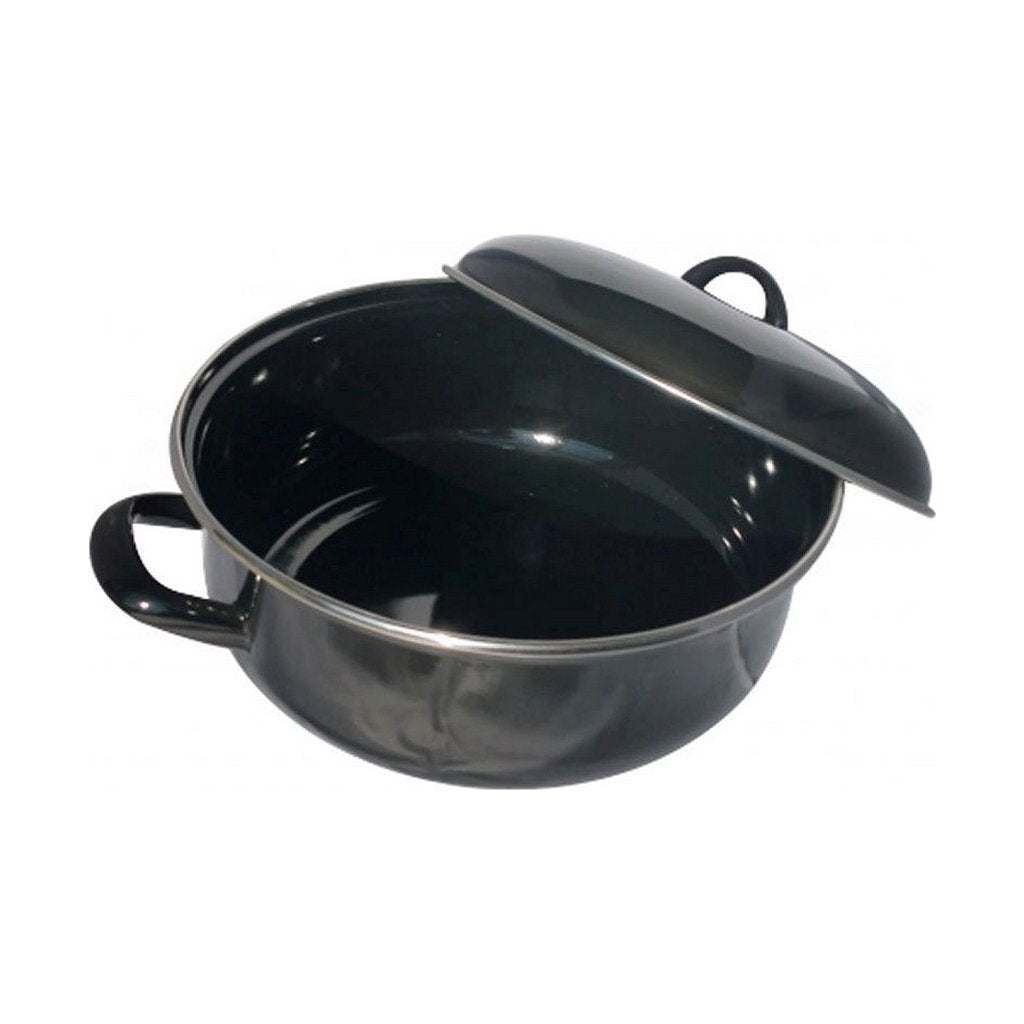 Ingen mærke casalupo emalje gryde madlavning - ø 22 cm 3 liter