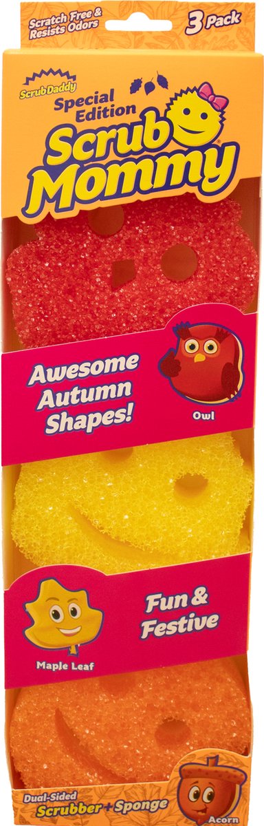 Scrub daddy scrub mommy herfst 3-pack