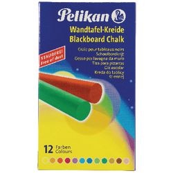 Kridt pelikan farve sortiment 12 stk