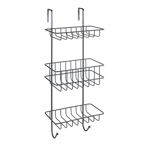 Wenko 1069610 - doucherek 3-laags revigo zwart | 1 stuks
