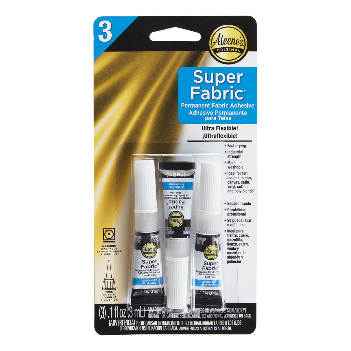 Aleene's • super stof permanent limprøve 3ml 3stk