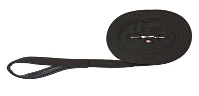 Trixie dog leash tow line webbing black