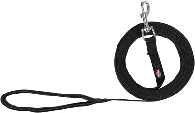 Trixie dog leash tow line webbing black