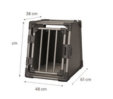 Trixie Transportbox Aluminium Grafit