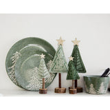 Decoris billede Juletræ filt grøn 20cm