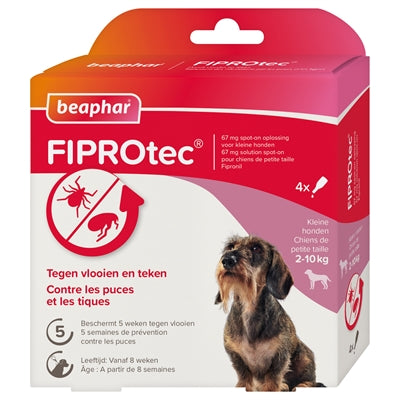 Beaphar fiprotec hund mod tegning og lopper