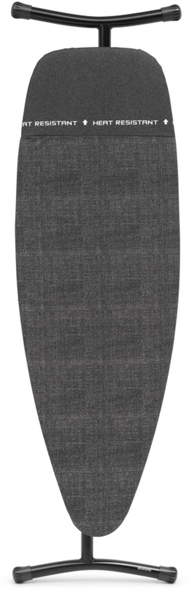 Brabantia strygebræt d - med varmebestandig parkeringsplads - 135x45 cm - denim sort