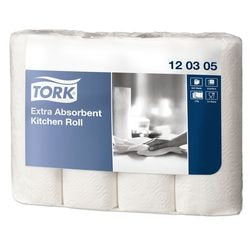 Køkkenrulle tork premium ekstra absorberende hvid