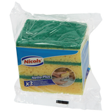 Nicols 1061449 - syntetisk skuresvamp net plus x3 | 6 stk