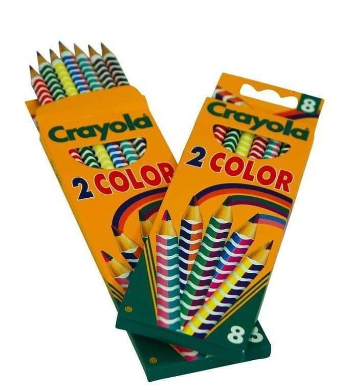 Crayola - sæt med 8 farveblyanter