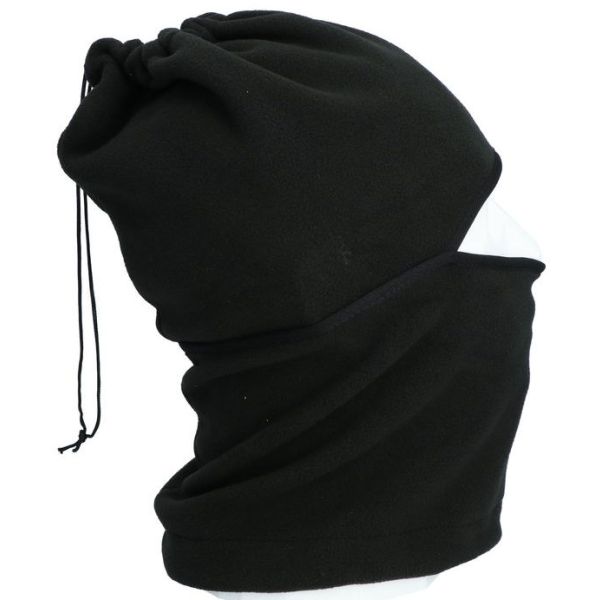 Kant multifunktionel halsvarmer - polyester - sort