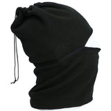 Kant multifunktionel halsvarmer - polyester - sort