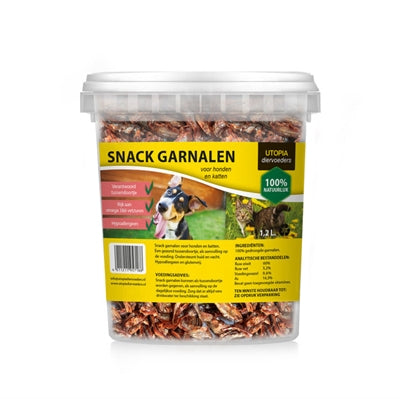 Utopia tørrede snack rejer til hund og kat