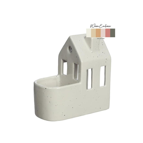 Idéer 4 sæsoner plantehus creme ø7,3x13,4x14,2cm