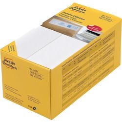 Frankeringsetiketter avery 3433 hvid