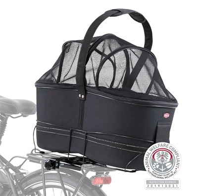 Trixie cykelkurv bagagebærer bred sort