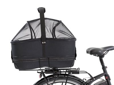 Trixie cykelkurv bagagebærer bred sort