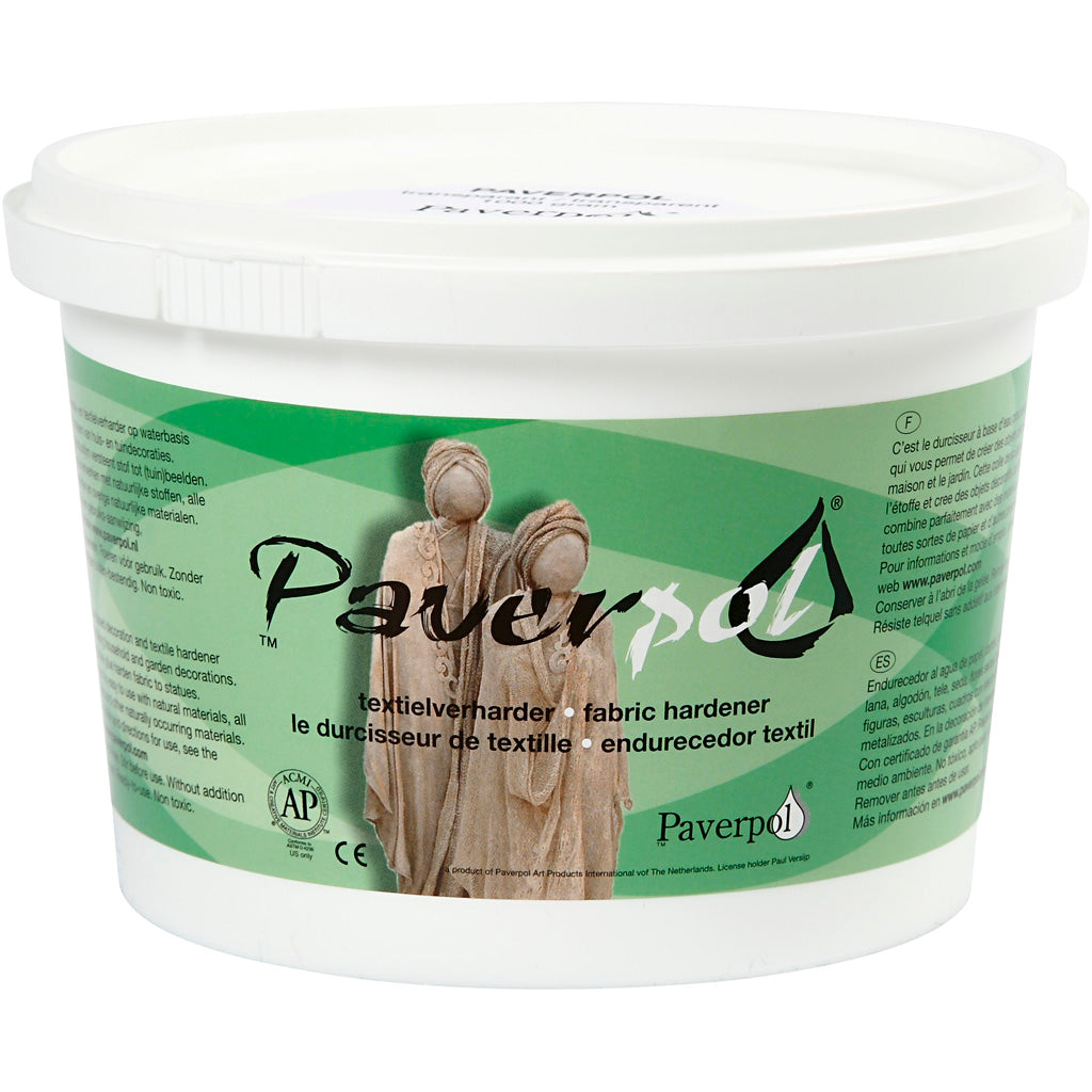 Creativ Company Paverpol skulptur Medium tekstil hærder, 1000 gram
