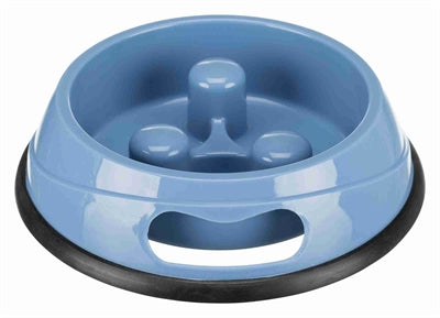 Trixie madskål langsom foder plast anti-skrid assorteret