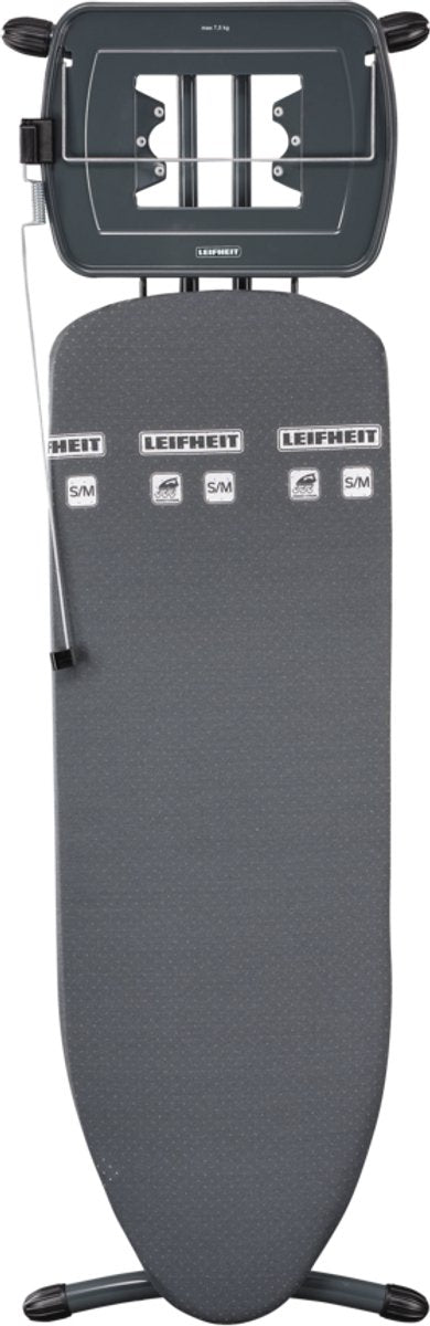 Leifheit strygebræt air board express m solid - 120x38 cm - velegnet til dampgenerator - sort